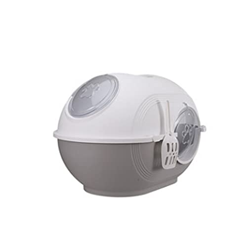 SinSed Large Capacity Double Door Pet Toilet: Odor Control, Splash-Proof, Fully Enclosed Sandbox for Pets - Ideal for Easy Cleaning (C) von SinSed