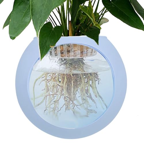 Sionhiuo Transparenter Wandblumentopf, Wandvase aus Silikon | Silikon-Wandvasen für Blumen,-Blumenvase, Schüssel, Terrarium-Luftpflanzenhalter, Töpfe für Pflanzen, Wandhalterung für Aquarien von Sionhiuo