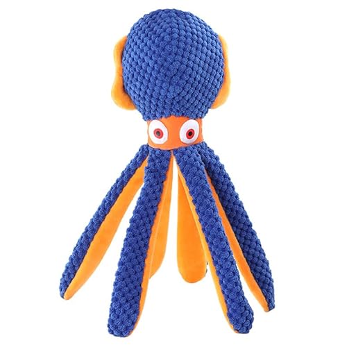 Hundespielzeug, Octopus Pet Hundespielzeug, quietschendes Haustier-Hundespielzeug, stabiles Hundespielzeug (blau) von Siooyito