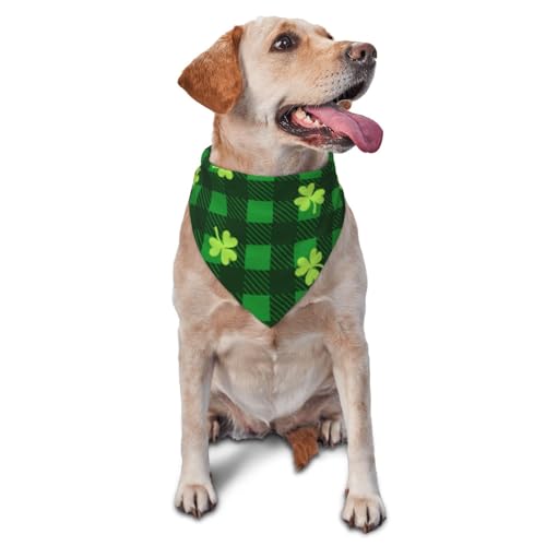Sipeigyd Happy St. Patrick's Day5 Hundehalstuch, Halstuch für kleine, mittelgroße und große Hunde von Sipeigyd