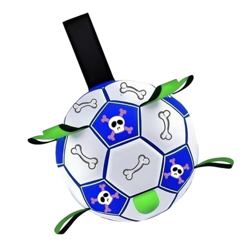 Sirseon Hundefußball - Hundespielzeug Für Draußen & Fußballtraining - Klein Mittel Groß Tiere Zerrspiel Für Garten, Park, Hinterhof Sirseon Hundefußball - Hundespielzeug Für Draußen & Fußballtraining - Klein Mittel Groß Tiere Zerrspiel Für Garten, Park, Hinterhof von Sirseon