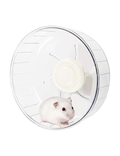 Sirvarni Superleises Hamster-Trainingsrad – Hamsterspielzeug, Käfig-Zubehör, 16,3 cm Laufspinner, leiser Läufer für Kleintiere, Haustiere, Rennmäuse, Zwerge, syrische Igel, Ratten, Mäuse von Sirvarni