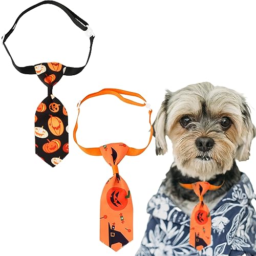 Halloween Hund Katze Fliege für Hunde Katzenhalsband für Frauen Kinder Halloween Katze Hund Krawatte für mittelgroße kleine Hunde Katze Hunde Halloween Dekorationen für Haustiere Verstellbares kleines von Sisadodo