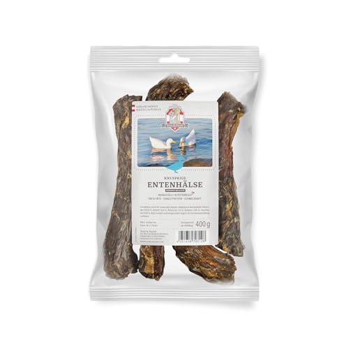 SISSI & FRANZ Entenhälse, 400 g, besonders aromatischer Kausnack für alle Hunde, schonend luftgetrocknet, ohne künstliche Zusatzstoffe von Sissi & Franz