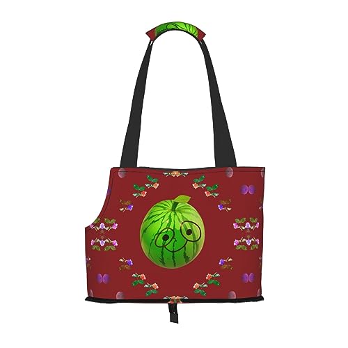 Pet Tote Big Eye Wassermelone Tasche, Hundetasche für kleine Hunde, Katze, Dobermann, Chihuahua, Yorkshire, Zwergspitz, Pudel, Schnauzer, Teddy von Siulas