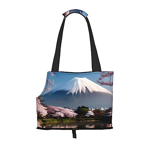 Pet Tote Mt. Fuji Tragetasche für kleine Hunde, Katzen, Dobermann, Chihuahua, Yorkshire, Zwergspitz, Pudel, Schnauzer, Teddy von Siulas