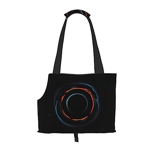 Pet Tote Mysterious Cosmic Black Holes Bag Hundetasche für kleine Hunde, Katze, Dobermann, Chihuahua, Yorkshire, Zwergspitz, Pudel, Schnauzer, Teddy von Siulas