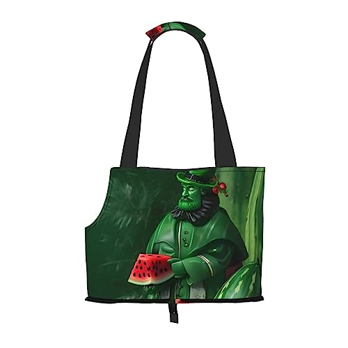 Pet Tote Patrick's Wassermelone Festival Tasche, Hundetragetasche für kleine Hunde, Katze, Dobermann, Chihuahua, Yorkshire, Zwergspitz, Pudel, Schnauzer, Teddy von Siulas