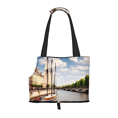 Pet Tote Seine Segeltasche, Hundetragetasche für kleine Hunde, Katze, Dobermann, Chihuahua, Yorkshire, Zwergspitz, Pudel, Schnauzer, Teddy von Siulas