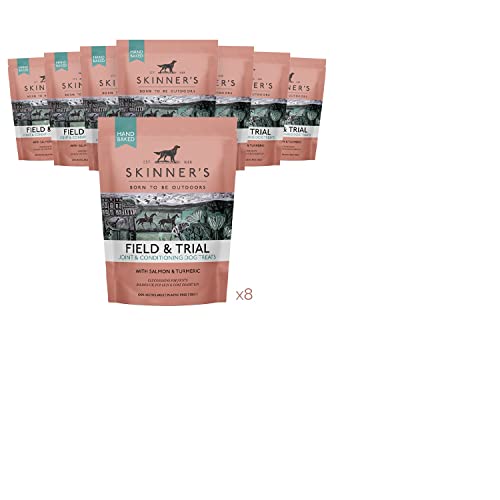 Skinner's Field & Trial Hundeleckerlis – Gelenk & Konditionierung mit Lachs & Kurkuma, 90 g Beutel von Skinners