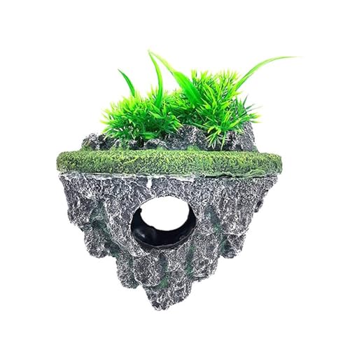 SkyPOOU Landschaft, geheiligte Höhlen-Verstecke, Aquarien, Dekorationen für Aquarien, Terrarien, Garnelen, Stein, Ornamente von SkyPOOU