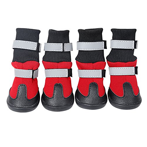 skyoo groß Big Dog Schuhe Winter Wasserdicht Pet Hund Schuhe Herbst und Winter Warm Hund Stiefel große Hunde Schuhe von Skyoo