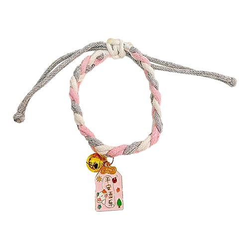 Sloane Bunte Katzenhalsbänder | Buntes Kätzchen-Halsband aus Baumwolle - Flexibles Knotendekorationszubehör für Katzen, Hunde und andere Kleintiere von Sloane