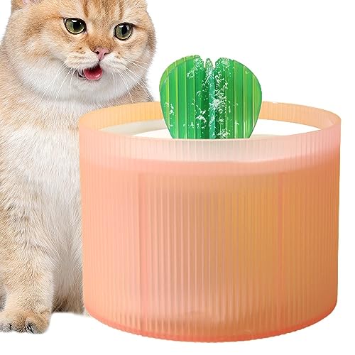 Sloane Langsamer Wasserspender für Hunde und Katzen,Intelligenter Wasserspender für Haustiere mit Filterung | Pet Supplies Automatische Katzenfutterspender für Wohnzimmer, Schlafzimmer, Balkon, von Sloane