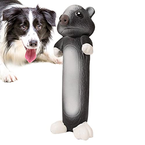 Sloane Latex-Hundespielzeug, Grunzendes Hundespielzeug Gummiotter, Play Dog Squeeze ToyGrunting Dog Toy für Hundebeißen Jagen für langweilige Zeit von Sloane