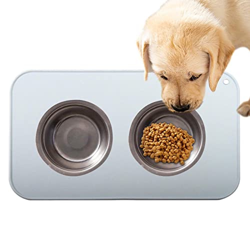 Sloane Silikonunterlage für Tiernahrung, Silikon-Napfunterlage zum Trinken und Essen, Haustier-Fütterungszubehör mit Super-Saugnapf-Design für Katzen, Hunde und andere Tiere von Sloane