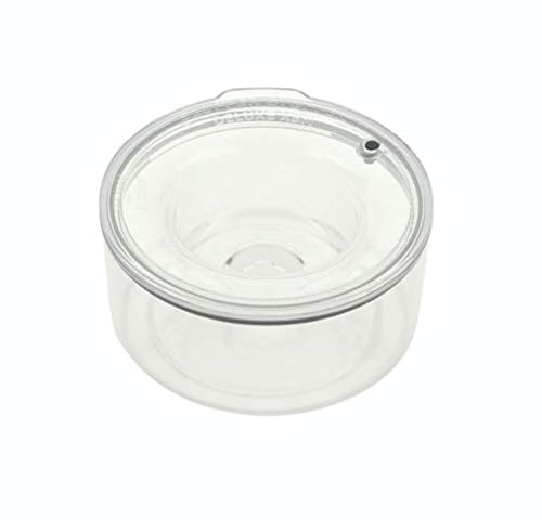 Slopper Stopper Dripless Water Bowl - Tritan Plastic Bowl Unit - for XSM Small Breed Dogs & Cats 0-20 Lbs, 6.85” Dia, 1.25 Quart Capacity von Slopper Stopper