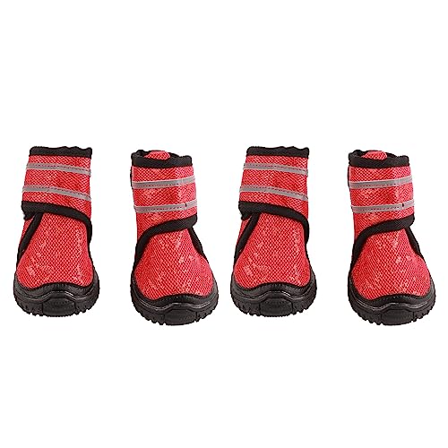 Sluffs Haustierschuhe, verstellbare Anti -Slip -Außenstiefel für kleine mittelgroße große Hunde (60 Yards) von Sluffs