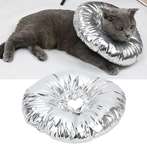 Weiches Katzenkegelhalsband, Katzen-Genesungshalsband, süße Donut-Katzenkegel-Alternative nach der Operation mit verstellbarem Halsband von Sluffs