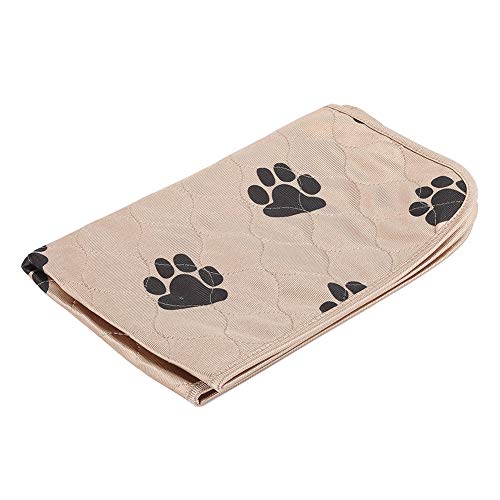 Smandy Haustier Urinunterlage Waschbares Pee Pad für Hunde, Wiederverwendbar Welpenunterlagen Trainingsunterlagen für Hunde Katzen Haustiere(40 * 60cm-Braun) von Smandy