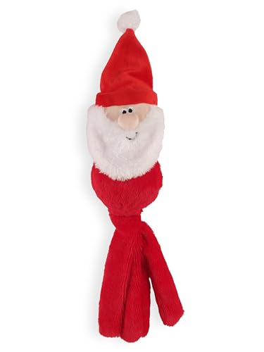 Smart Garden Christmas Dogtopus Santa Hundespielzeug - Keine Füllung Big Squeaker - Weihnachten Hundespielzeug - Perfektes Geschenk für Hunde Festliches Hundegeschenk Weiches Plüsch Quietschendes von Smart Garden