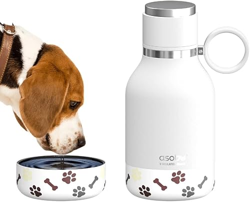 Dog Bowl Isolierflasche, weiß, 0,975 l von Smart_touch