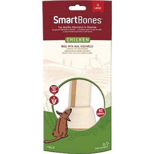 Smart Bones Huhn Hunde Kau-Snacks (1 x Large) (kann variieren) von SmartBones