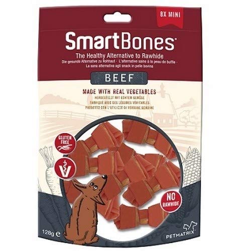 Smart Bones Ring Hunde Kau-Snacks (8 x Mini) (kann variieren) von SmartBones