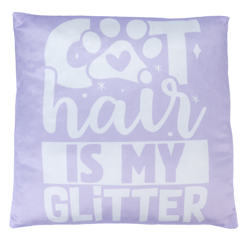 Smartpet Kissen "Cat Hair is my Glitter" - L 40 x B 40 cm von Smartpet