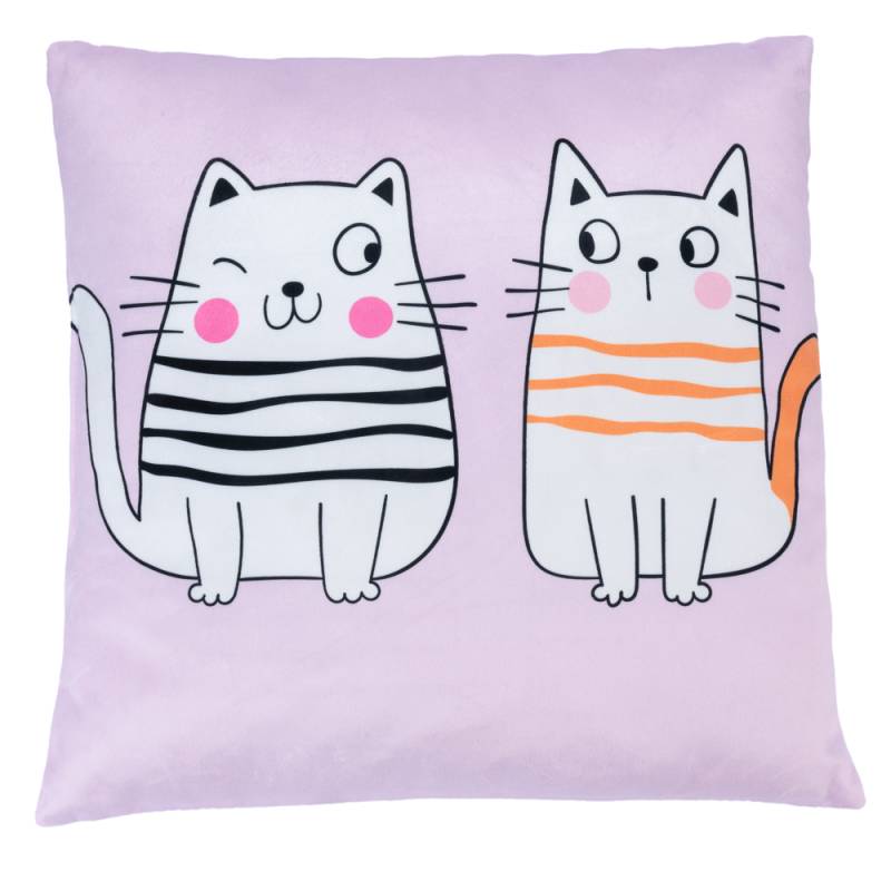 Smartpet Kissen "Stripey Cats" - L 40 x B 40 cm von Smartpet