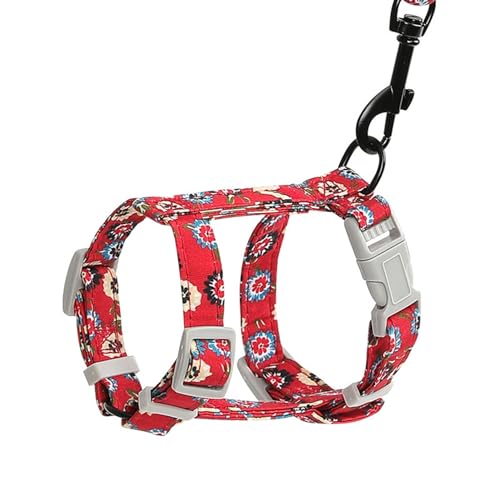 Smbcgdm Pet Traction Seil Zurück Gurt Anti-Flucht Dekorative Zwei Größen Bissfeste Pet Leine Zurück Strap Pet Supplies Rot M von Smbcgdm