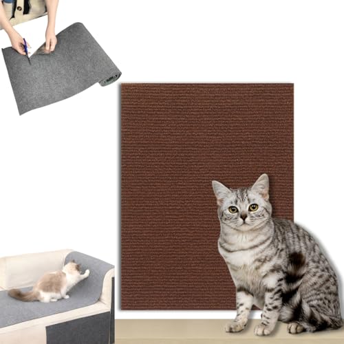 Tier-Herzen DIY Universal Katzen Kratzschutz Sofaschutz für Katzen, Natürlicher Sisal Kratzmatte als Kratzschutz fürs Sofa, langlebiger Kratzteppich & Kratzmöglichkeit für das Katzen Sofa von Smileader