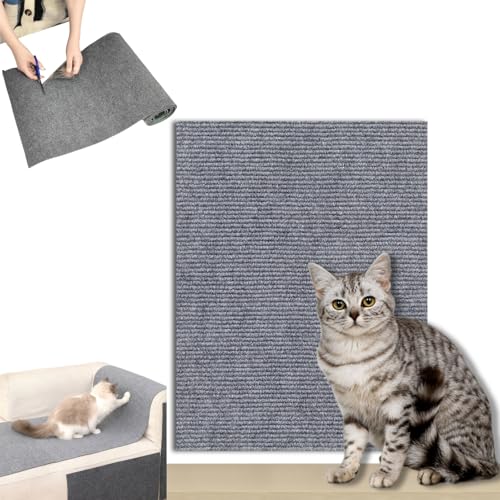 Tier-Herzen DIY Universal Katzen Kratzschutz Sofaschutz für Katzen, Natürlicher Sisal Kratzmatte als Kratzschutz fürs Sofa, langlebiger Kratzteppich & Kratzmöglichkeit für das Katzen Sofa von Smileader