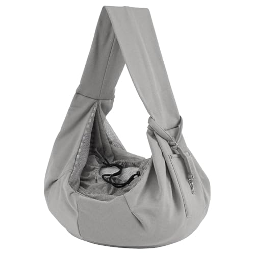 Katzentragetasche, Vordertasche, Welpen-Tragetasche, atmungsaktive Welpen-Brusttasche, Hunde-Tragetasche für Outdoor-Reisen von Smileshiney