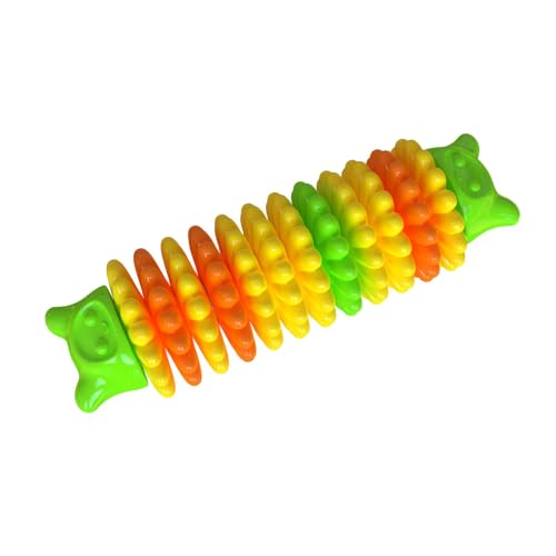 Smileshiney Caterpillar Hundezahnspielzeug | Sicheres Kauspielzeug in Raupenform - Hundekaustab, Flexibel, Welpen Zahnen Supplies Slow Feeder von Smileshiney