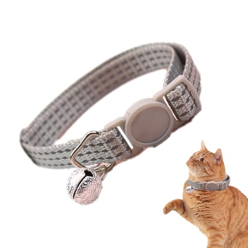 Smileshiney Hunde- und Kätzchenhalsband mit Glöckchen, reflektierendes Hundehalsband - Verstellbares Hundehalsband Basic Collars | Reflektierende Sicherheits-Hundehalsbänder aus Nylon, einfache von Smileshiney