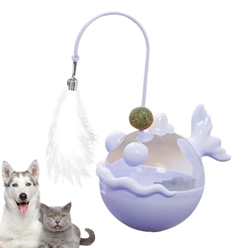 Smileshiney Interaktives Katzenspielzeug | Indoor Aktivität Für Kitten Mit Katzenminze,Sensorik-Spiel Mit Feder Zur Geistigen Förderung, Jagdtraining Und Langeweile-Vorbeugung Smileshiney Interaktives Katzenspielzeug | Indoor Aktivität Für Kitten Mit Katzenminze,Sensorik-Spiel Mit Feder Zur Geistigen Förderung, Jagdtraining Und Langeweile-Vorbeugung von Smileshiney