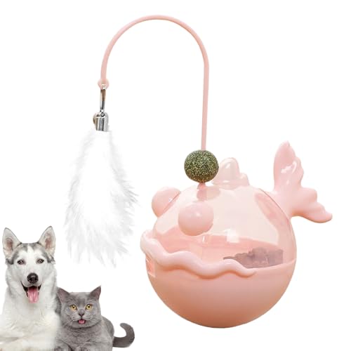Smileshiney Interaktives Katzenspielzeug | Katzenminze Jagdspiel Für Kätzchen Mit Feder - Sensorik-Spiel Mit Feder Zur Geistigen Förderung, Jagdtraining Und Langeweile-Vorbeugung Smileshiney Interaktives Katzenspielzeug | Katzenminze Jagdspiel Für Kätzchen Mit Feder - Sensorik-Spiel Mit Feder Zur Geistigen Förderung, Jagdtraining Und Langeweile-Vorbeugung von Smileshiney