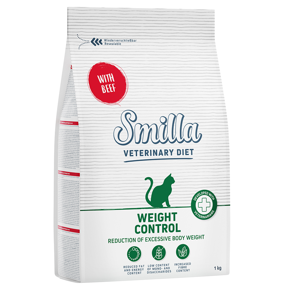 1 kg Smilla Veterinary Diet zum Probierpreis! - Weight Control Rind von Smilla Veterinary Diet