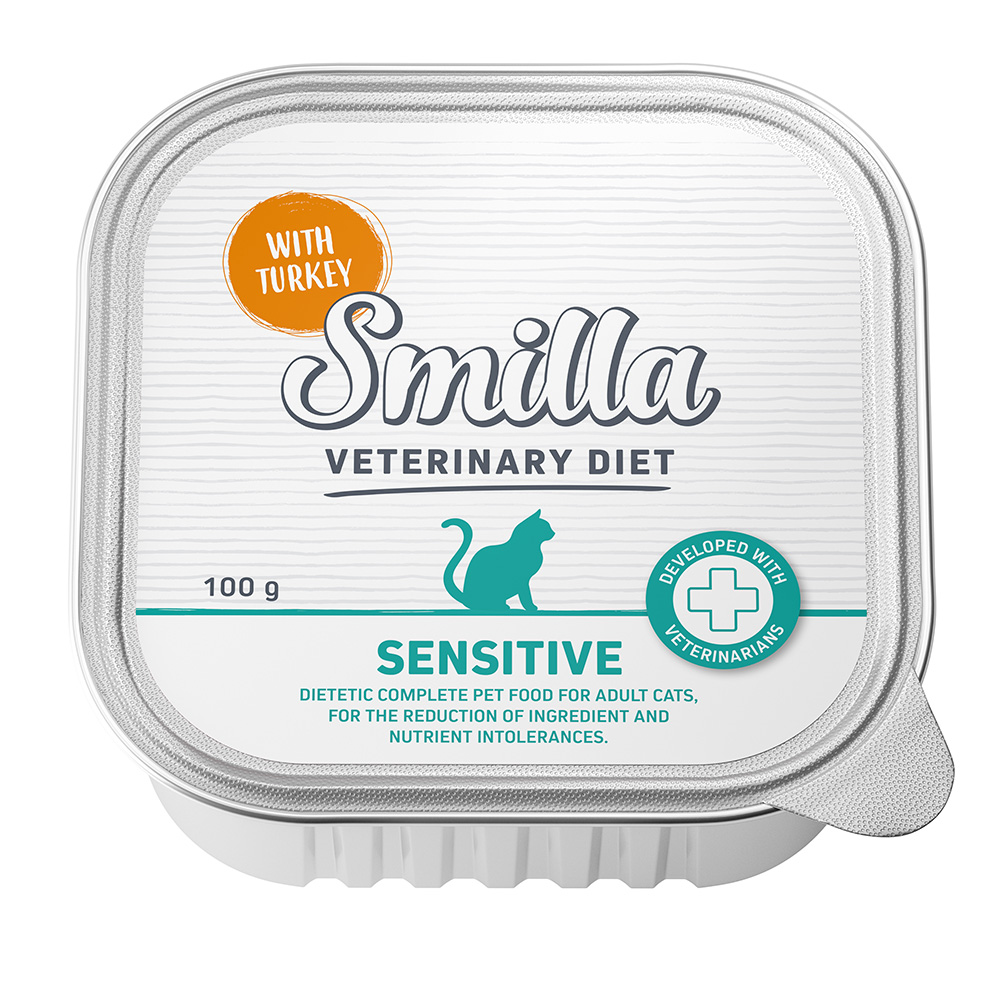 14 + 2 gratis! 16 x 100 g Smilla Veterinary Diet - Sensitive Pute von Smilla Veterinary Diet