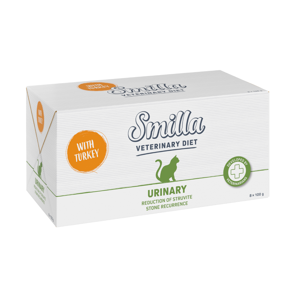 14 + 2 gratis! 16 x 100 g Smilla Veterinary Diet - Urinary Pute von Smilla Veterinary Diet