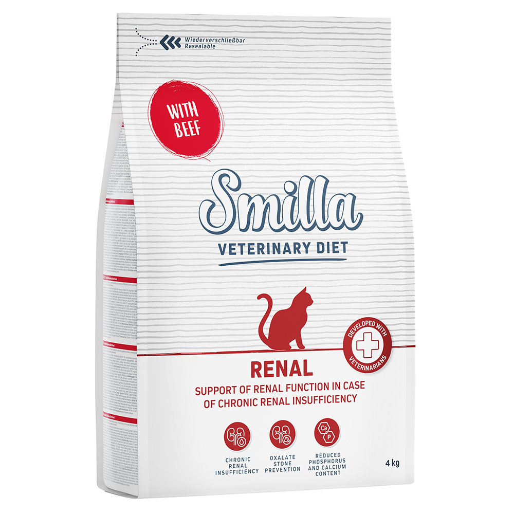 2 x 4 kg Smilla Veterinary Diet zum Sonderpreis! - Renal Rind von Smilla Veterinary Diet