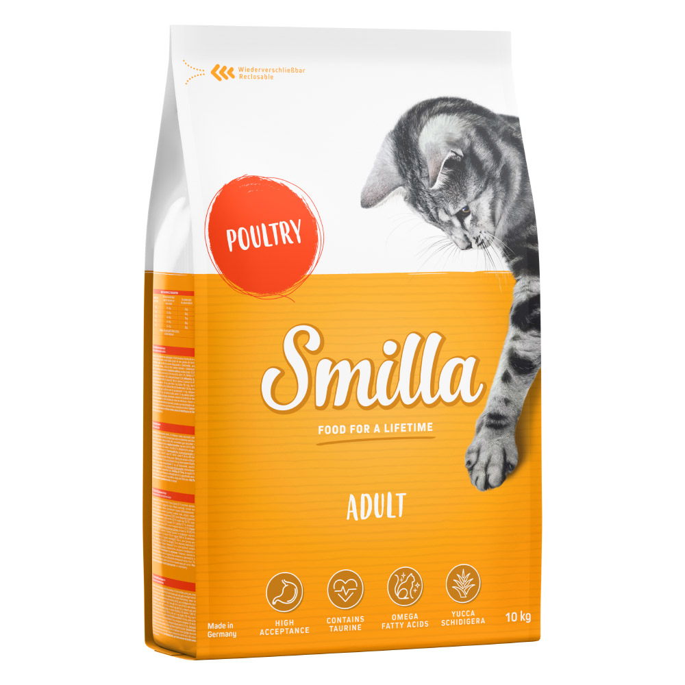 10 kg Smilla Trockenfutter zum Sonderpreis! - Adult Geflügel von Smilla