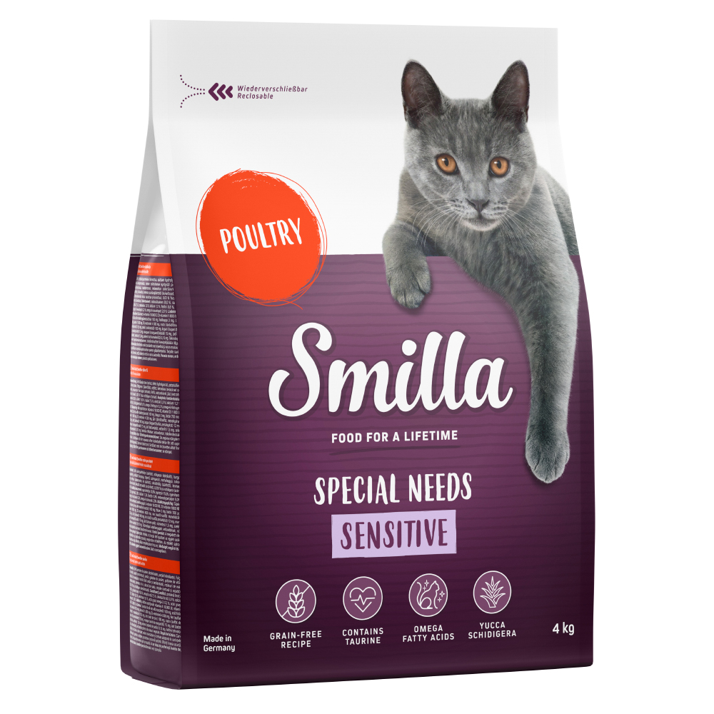 Smilla Adult getreidefreie Rezeptur Sensitive Geflügel - 4 kg von Smilla