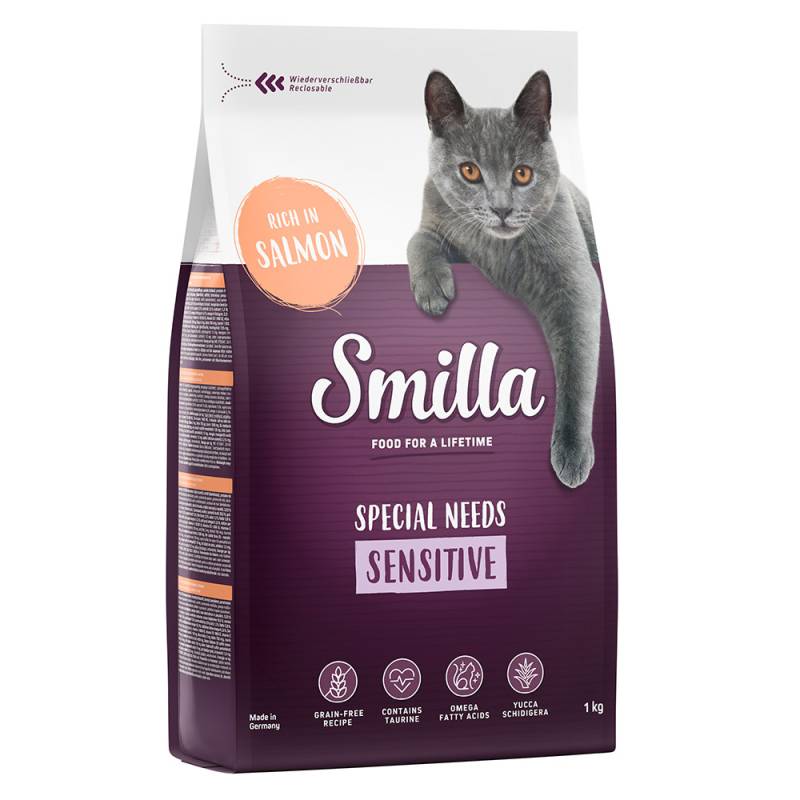 Smilla Adult getreidefreie Rezeptur Sensitive Lachs - 1 kg von Smilla