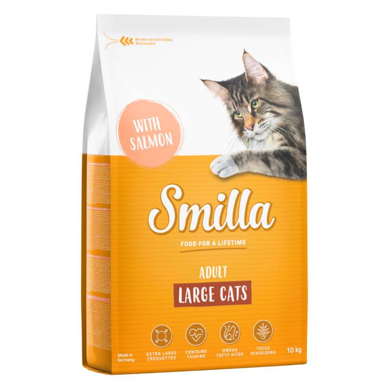 Smilla Adult Large Cats mit Lachs - Sparpaket: 2 x 10 kg von Smilla