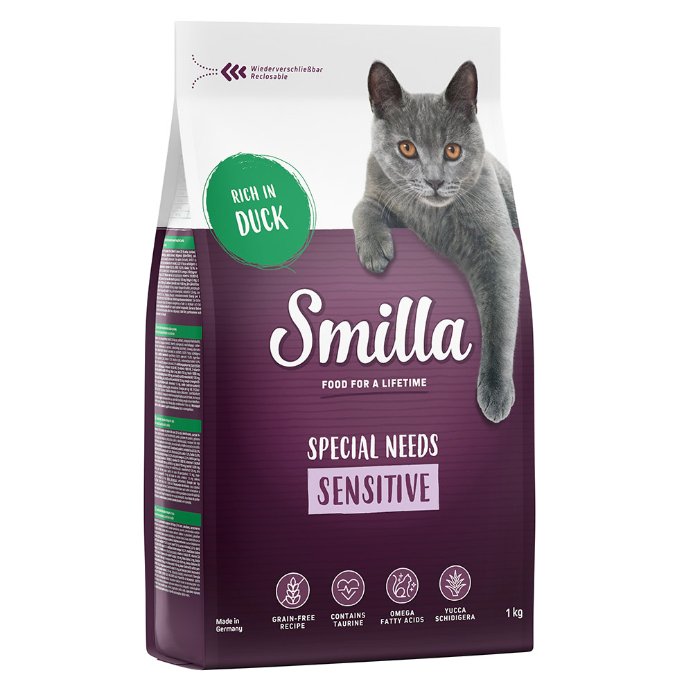 Smilla Adult getreidefreie Rezeptur Sensitive Ente - 10 kg von Smilla