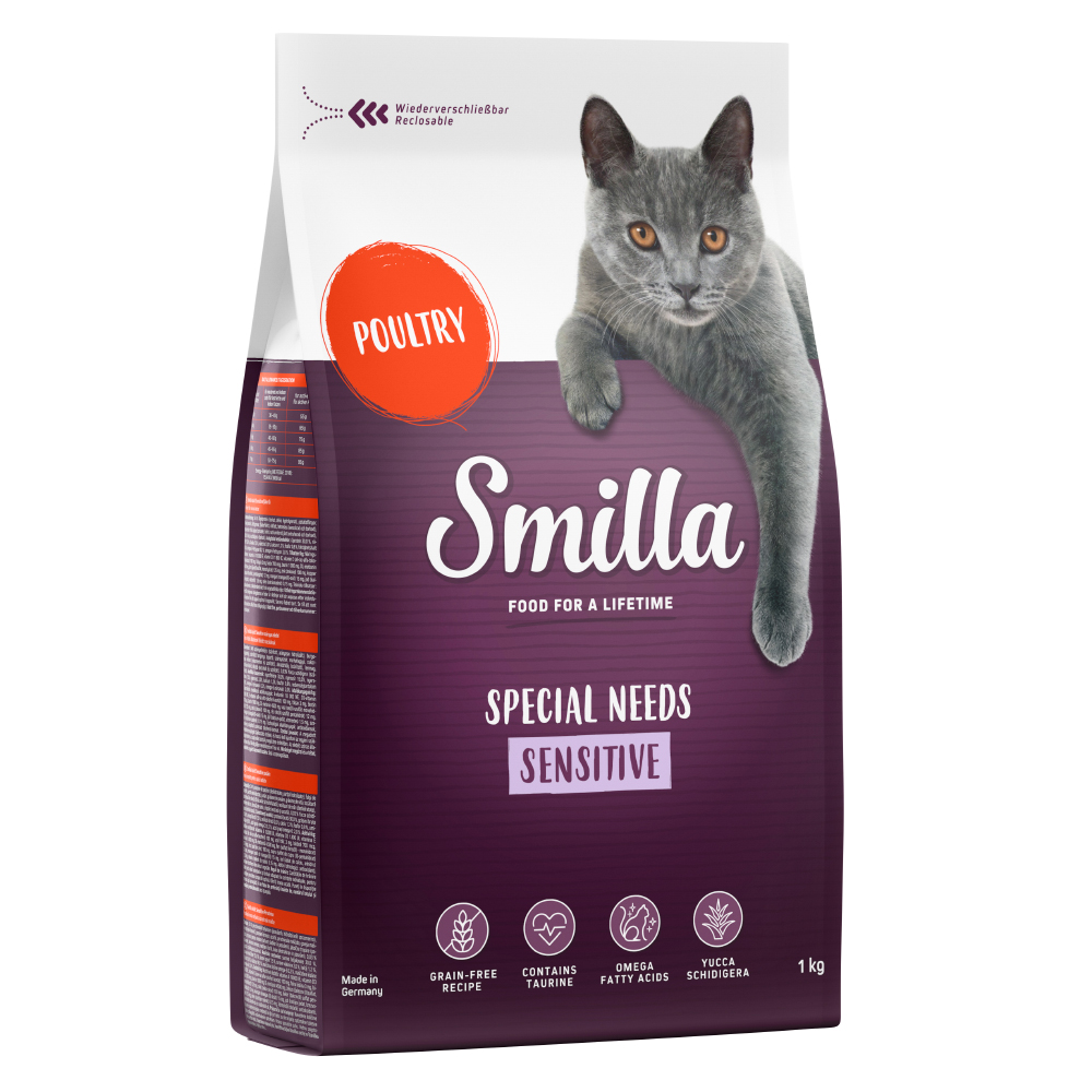 Smilla Adult getreidefreie Rezeptur Sensitive Geflügel - 10 kg von Smilla