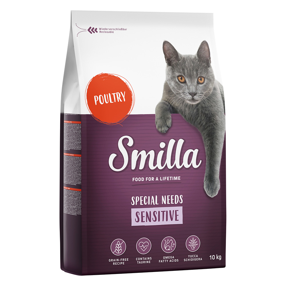 Smilla Adult getreidefreie Rezeptur Sensitive Geflügel - 10 kg von Smilla