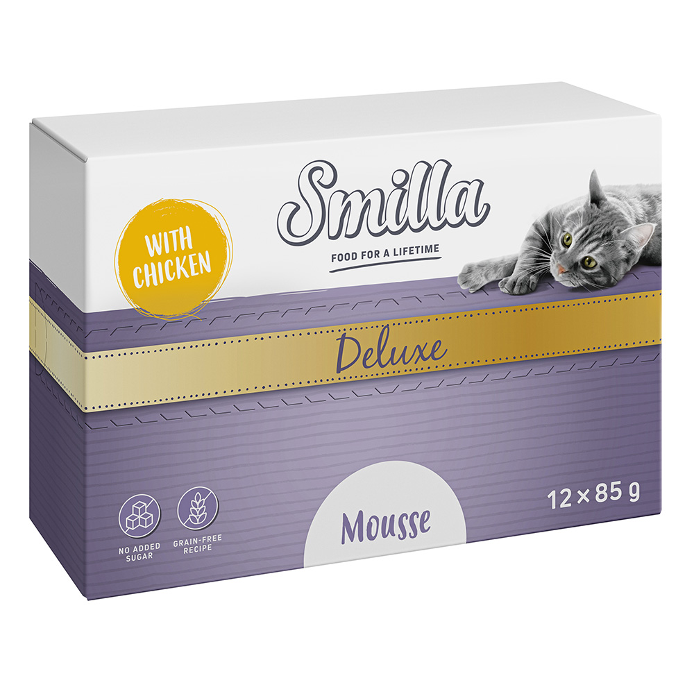 Smilla Deluxe Häppchen 48 x 85 g zum Sonderpreis! - Mousse mit Huhn von Smilla